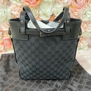 Gucci GG Canvas Belted Tote